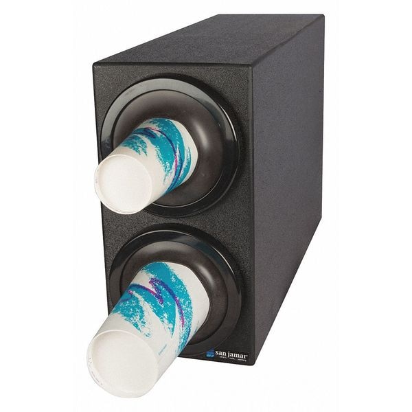 Ez-Fit Bev Dispenser Cabinet, Blk Trim Rings - C2902BK