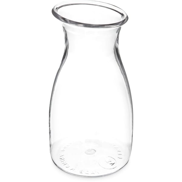 Carlisle Foodservice Carafe, 1/4 Liter, Clr, PK12 - 7090007