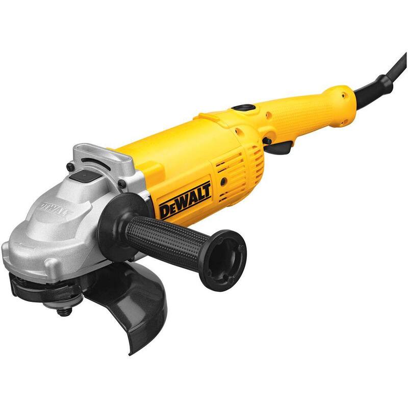 DEWALT Amoladora angular con cable de 15 amperes y 7 pulgadas - DWE4517
