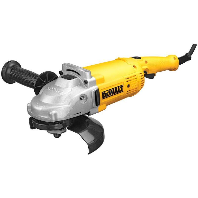DEWALT Amoladora angular con cable de 15 amperes y 7 pulgadas - DWE4517