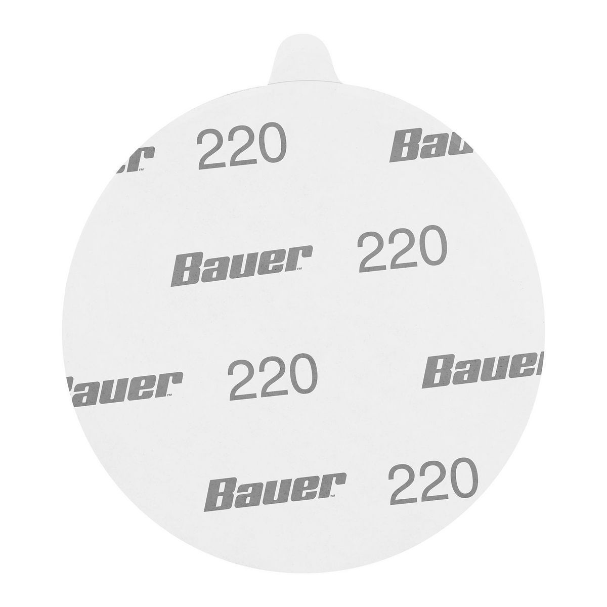 Discos de Lija Bauer de 6 pulgadas, 220 de Grano con Adhesivo PSA y Grano de Alúmina de Circonio, Paquete de 50 - 58245