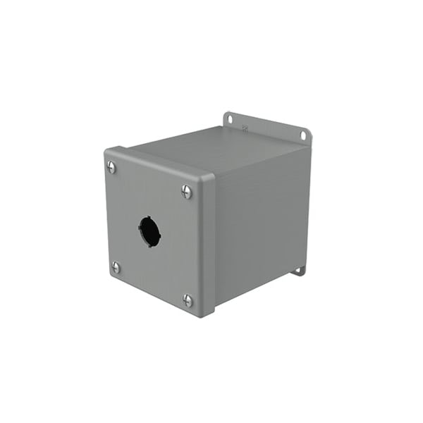Nvent Hoffman Mild Steel Electrical Enclosures, 4 in H, 4-3/4 in D, 4 in W, NEMA 12, Screw On - E1PBXM