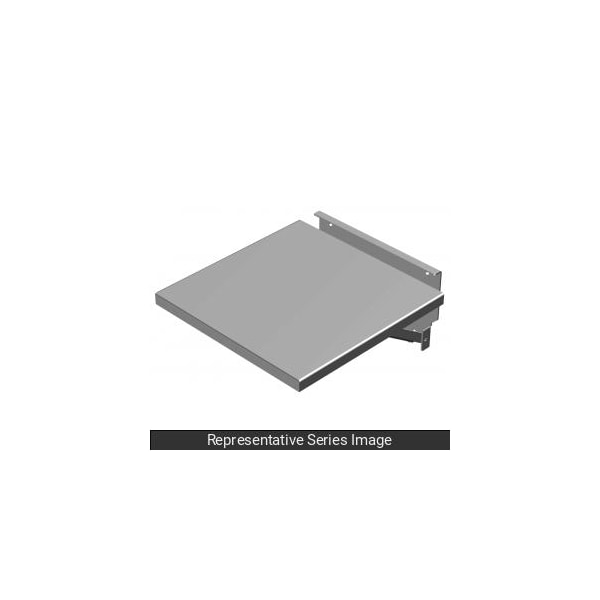 Hammond Fold Down Shelf, 1 in. H x 24 in. W x 24 in. L, Stainless Steel - FDS2424S16