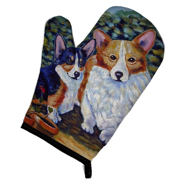 Carolines Treasures Cardigan and Pembroke Corgi Oven Mitt - 7094OVMT