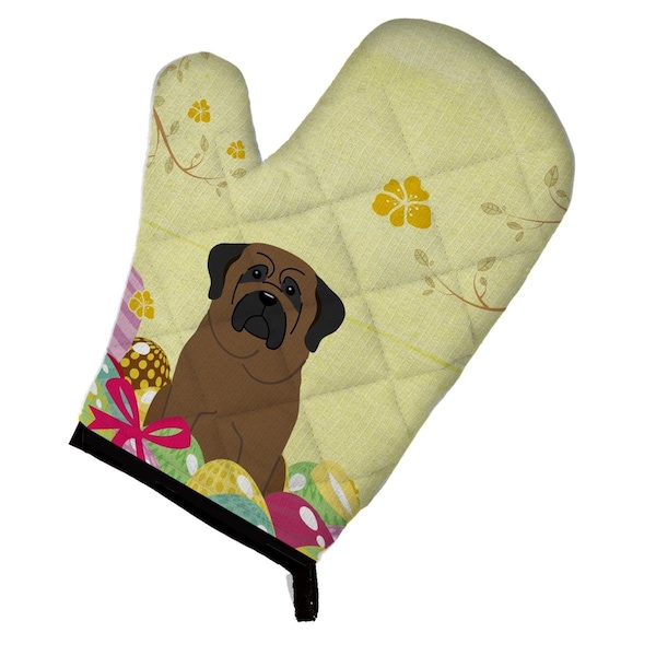 Carolines Treasures Easter Eggs Bullmastiff Oven Mitt - BB6084OVMT