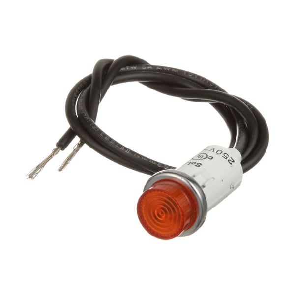 Duke Manufacturing Signal Light 1/2" Amber 250V - 215555
