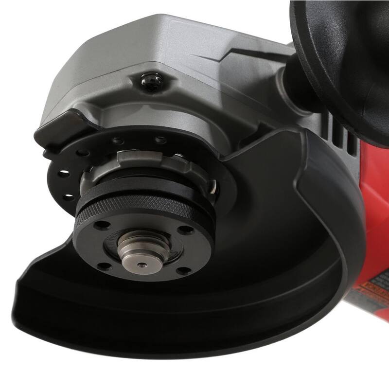 Amoladora angular pequeña con cable de 11 amperios y interruptor de seguridad sin bloqueo de Milwaukee - 6142-31