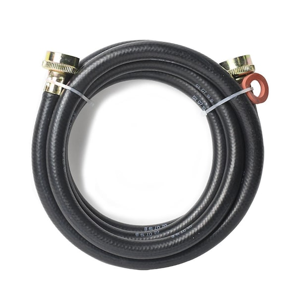Thrifco Plumbing 6 Feet Long Washing Machine Hose with 3/4 Inch GHT Connectors - 4400742