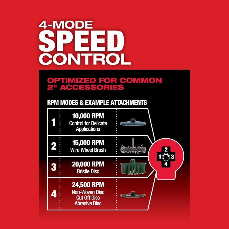 Milwaukee M12 FUEL 12V Lithium-Ion 1/4 in. Kit rectificadora angular inalámbrica con ángulo recto w/M12 Lithium-Ion Multi-Herramienta oscilante inalámbrica - 2485-21-2426-20
