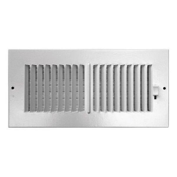 Cool Kitchen C102M 10X04 10 x 4 in. White 2-Way Wall-Ceiling Register - CO160378