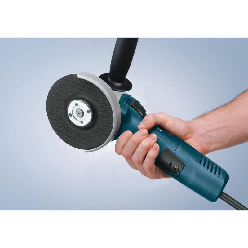 Bosch Esmeriladora Angular con Interruptor Deslizante de Bloqueo de 7.5 Amperes y Cable de 4-1/2 pulgadas - GWS8-45