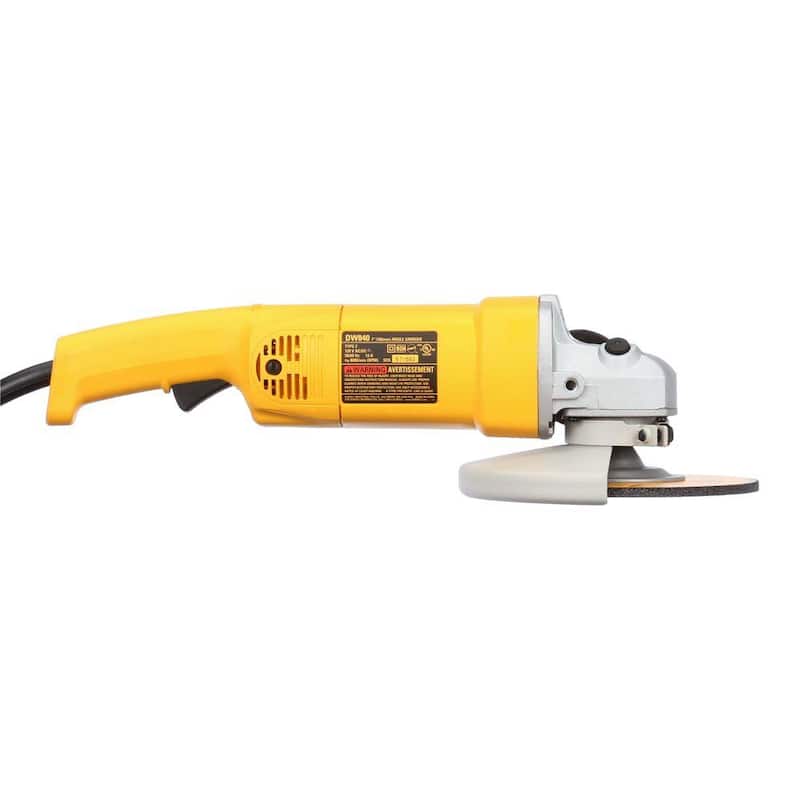 Amoladora angular de servicio pesado DEWALT de 13 amperes y 7 pulgadas con bolsa y ruedas - DW840K