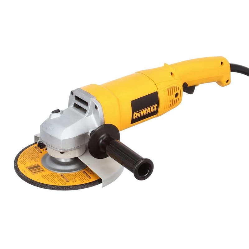 Amoladora angular de servicio pesado DEWALT de 13 amperes y 7 pulgadas con bolsa y ruedas - DW840K