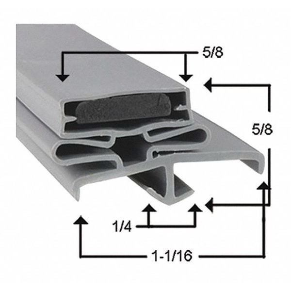 Victory Refgn Door Gasket, 23.25"x56.25" - 50917001