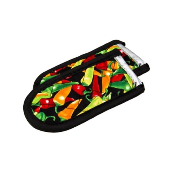 Templeton 2HHMC2 Multi Color Chili Pepper Print Cloth Handle Holder Set; 2 Pack - TE135913