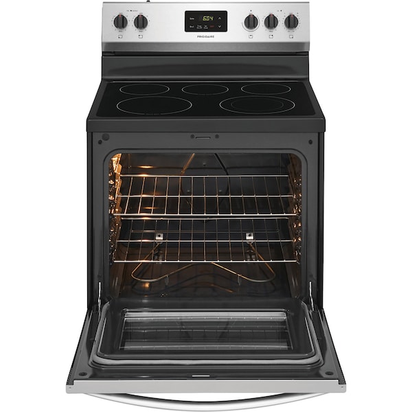Almo Frigidaire 30-in Electric Smooth Top Freestanding Range - FCRE3052AS