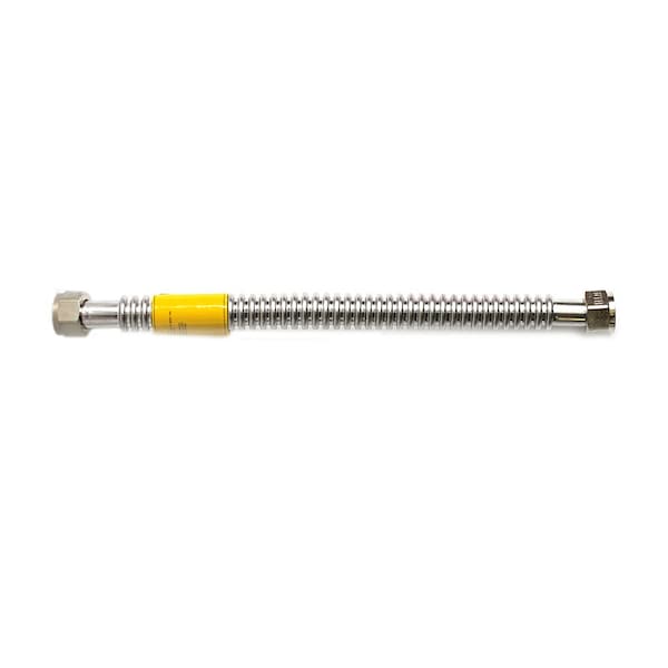 Thrifco Plumbing Stainless Steel 7/8 Inch O.D. Water Heater Flex Hose With 3/4 I - 4401998