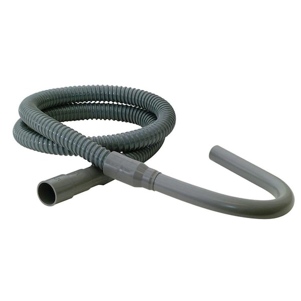 Thrifco Plumbing Corrugated PVC Washing Machine Discharge Hose, 8 Ft Long - 4400749