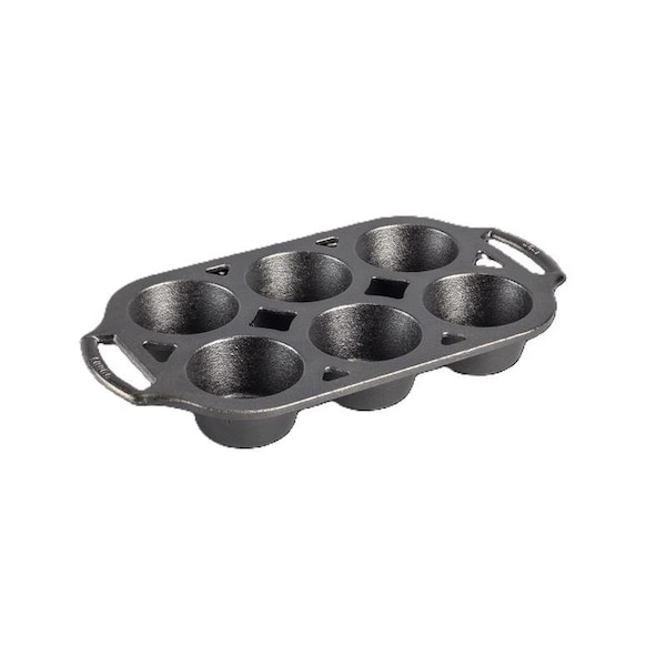 Lodge 7 in. W X 13 in. L Muffin Pan Gray - BW6MFN