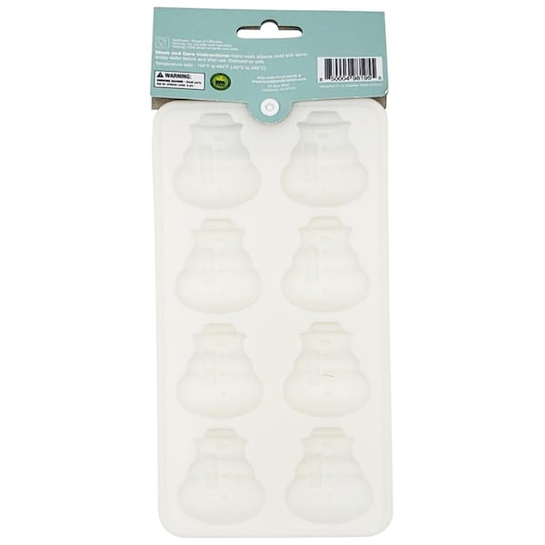 Cocinando Winter Wonderland Snowman Mini Mold Silicone - CO3304843