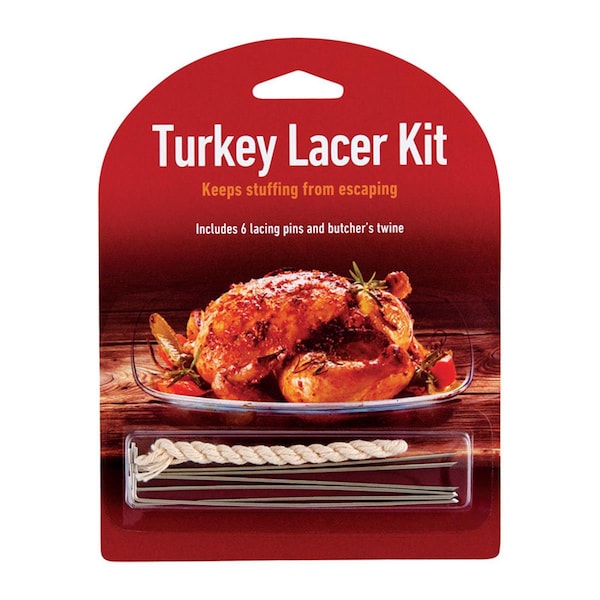 No Sew 23000 7.5 x 5.5 in. Turkey Lacer Silver & White - 2185346