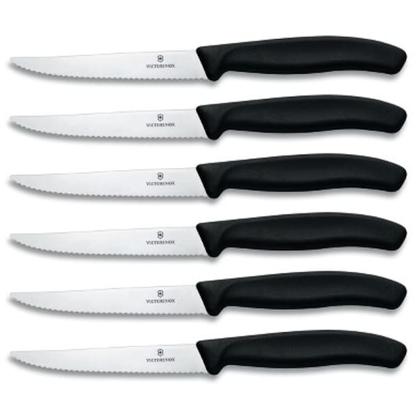 Swiss Army Brands 2024 6.7233.6Us1 Kitchen Swiss Classic Sets 6-Piece Steak Set 40.5In Spear Point, Serrated - VIC-6.7233.20-X2