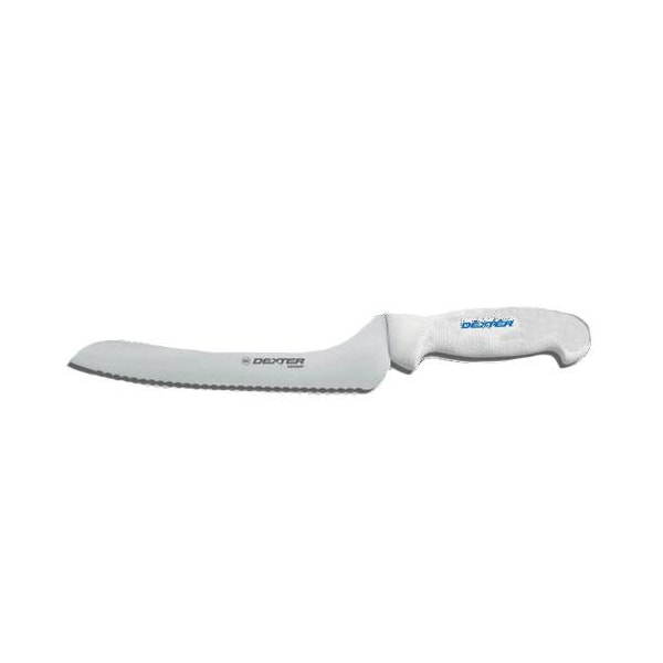 Dexter Russell 9 in SofGrip™ Scalloped Offset Sandwich Knife - G163-9SC-PCP