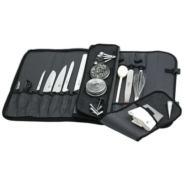 Mercer Cutlery Knife Case, 17 pcs., Poly, 21 In. - M30217M