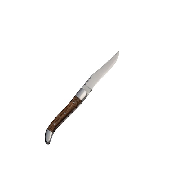Bon Chef Laguiole, Steak Knife, Natural Wood Handle, 4" Blade, 13/0, 8.88" , set of 12 - S943