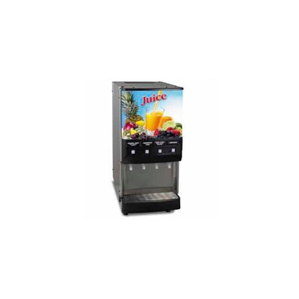Bunn Silver SeriesÂ 4-Flavor Cold Beverage System, w/ Cold Water Dispense - 37300.0002