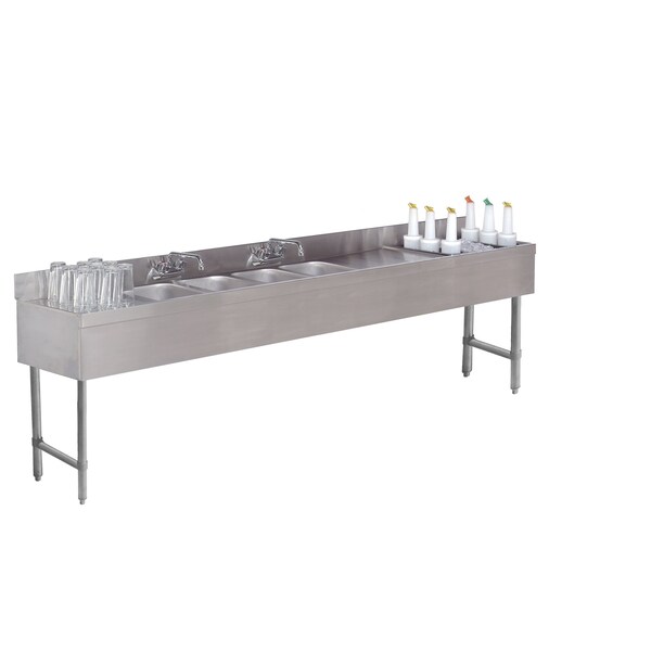 Advance Tabco Underbar Basics Combination Unit 96W x 18D x 33H - SLC-84C-R