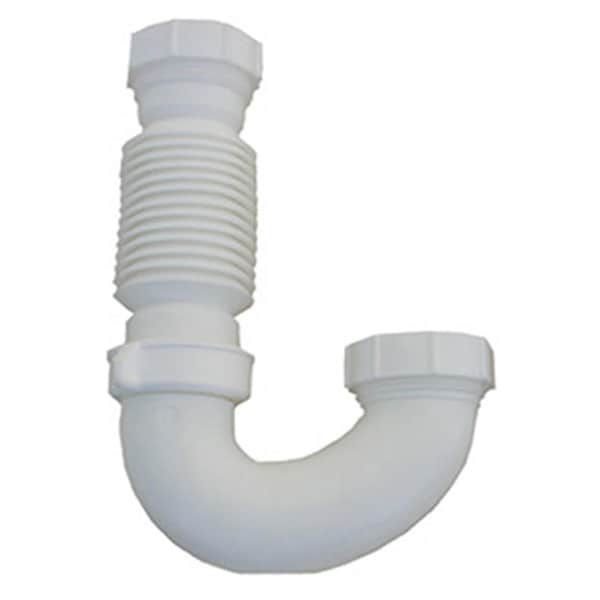 Larsen Supply Co 03-4225 1.5 in. White Flexible J Bend - 661494