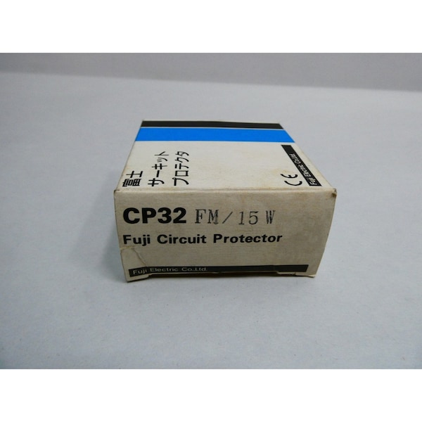 Fuji Miniature Circuit Breaker, 15A, 2 Pole, 240V AC - CP32FM/15W