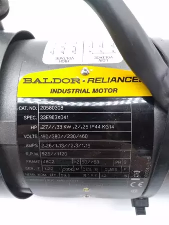 Baldor Industrial Motor 20580308