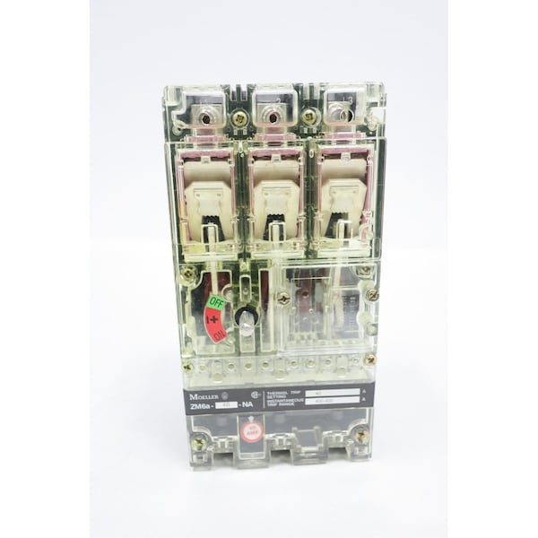 Moeller Molded Case Circuit Breaker, 40A, 3 Pole, 600V AC - NZM6B-63/ZM6A-40-NA