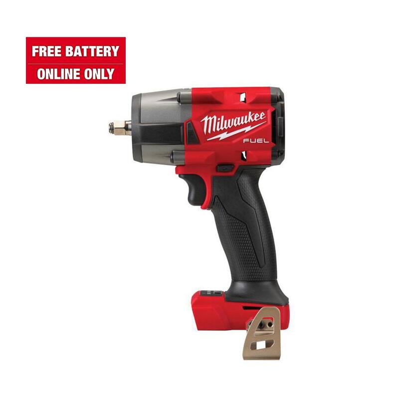 Llave de Impacto Inalámbrica Milwaukee M18 FUEL GEN-2 de 18V con Torque Medio de 3/8 pulg. y Anillo de Fricción con Tecnología Brushless (Herramienta Solamente) - 2960-20