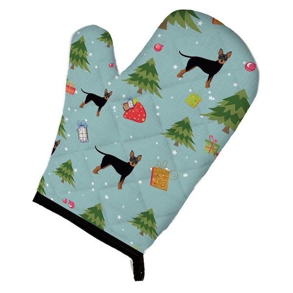 Carolines Treasures Christmas Manchester Terrier Oven Mitt - BB4967OVMT