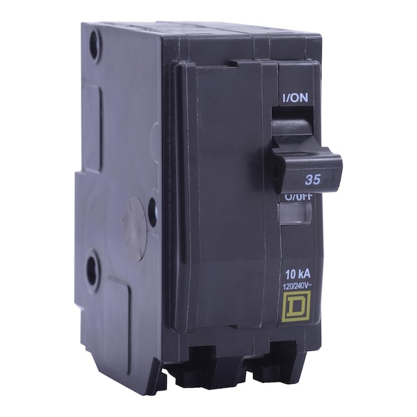 Square D Miniature Circuit Breaker, QO Series, 40A, 2 Pole, 120/240V AC, 10kA at 120/240V AC - QO240H