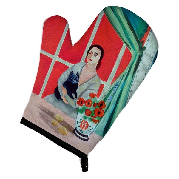 Carolines Treasures Lady with Her Schipperke Oven Mitt - 7269OVMT