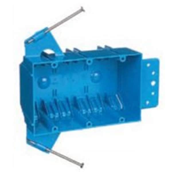 Abb Electrical Box, 44 cu in, Outlet Box Type, 3 Gangs, PVC - 6915953