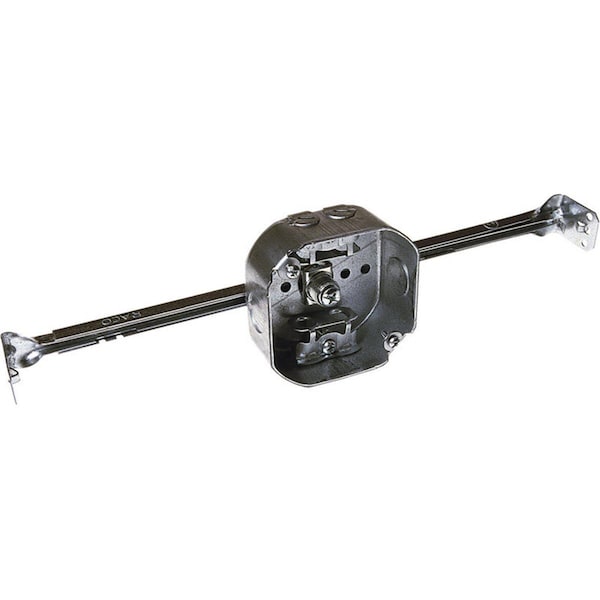 Hubbell Electrical Box, 15.5 cu in, Octagon Box Type, Steel, Octagon Shape - 3002946