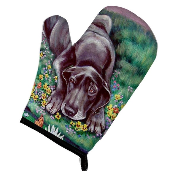 Carolines Treasures Blue Great Dane Oven Mitt - 7235OVMT