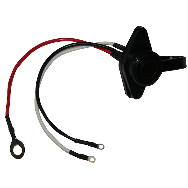 Bulldog Winch Plug, Female w/Wire Harness, Stnd Series 3-prong push-in, Contactor - 20178C