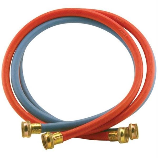 Abbott Rubber Abbott Rubber X1109Rb-6Ff-Tp Rubber Washing Machine Hoses - 6 Ft - X1109RB-6FF-TP