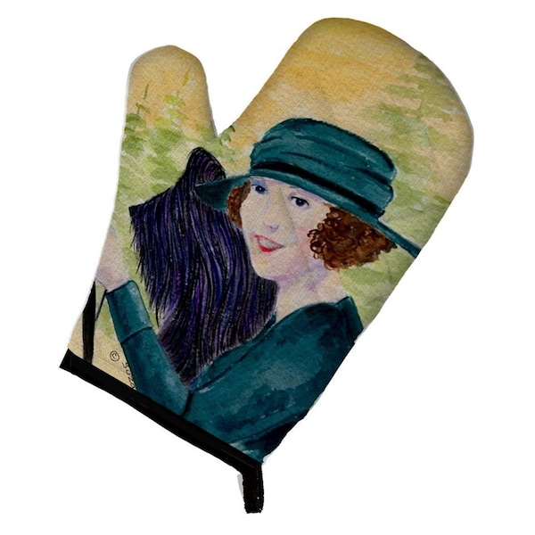 Carolines Treasures Lady driving with Her Briard Oven Mitt - SS8549OVMT
