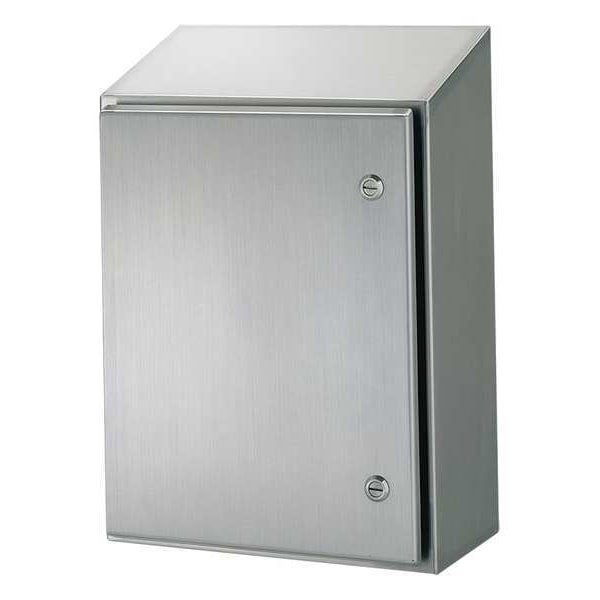 Nvent Hoffman Carbon Steel Electrical Enclosures, 20 in H, 8 in D, 20 in W, NEMA 4X, Hinged - WS202008SS
