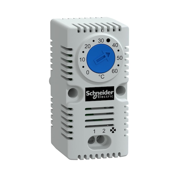Schneider Electric ClimaSys CC - simple thermostat 250V - range of temperature 0...60°C - NO - °C - NSYCCOTHO