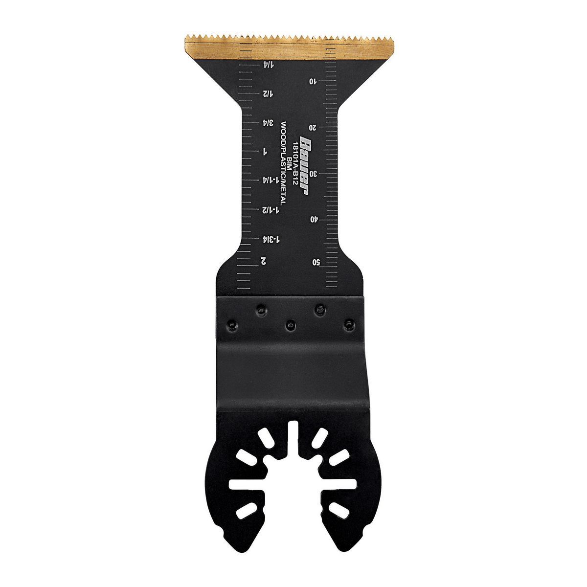 Cuchilla de corte y/o inmersión de titanio con vástago reducido de 1-3/4 pulg. de Bi-Metal de Bauer para herramientas multiherramienta oscilantes - 64964