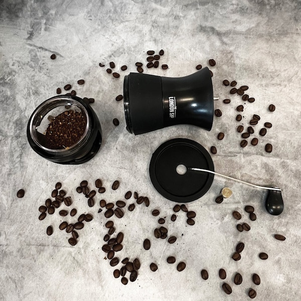 The London Sip Manual Glass and Ceramic Burr Coffee Grinder - MG1
