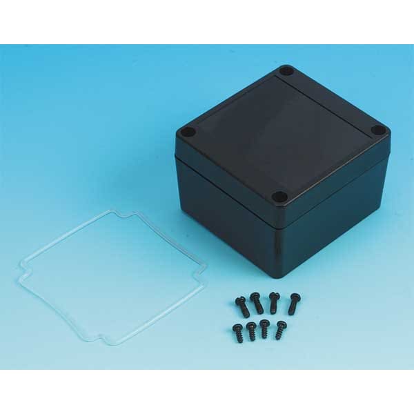 Box Enclosures Polycarbonate Electrical Enclosures, 3.3 in H, 2.2 in D, 3.1 in W, NEMA 4X - BEN-20PBK